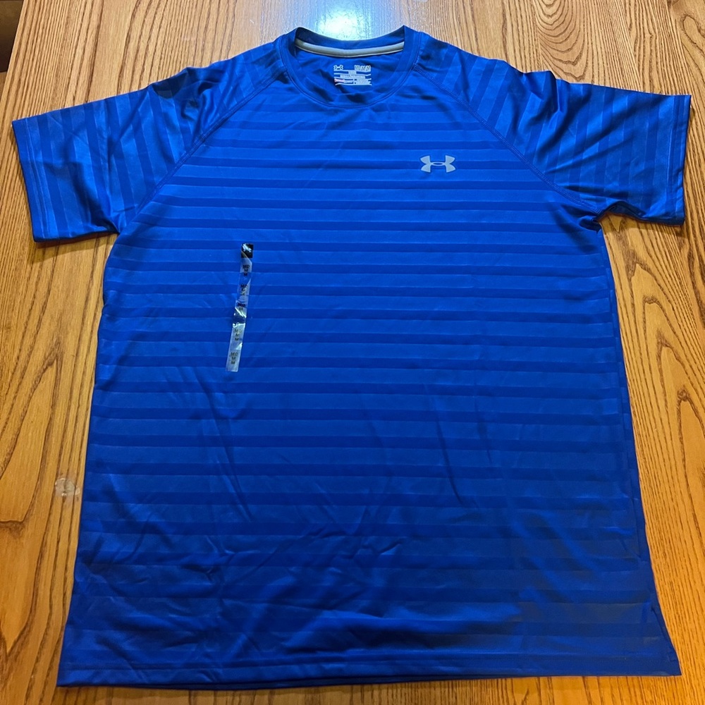 Under Armour Striped Athletic T-Shirt